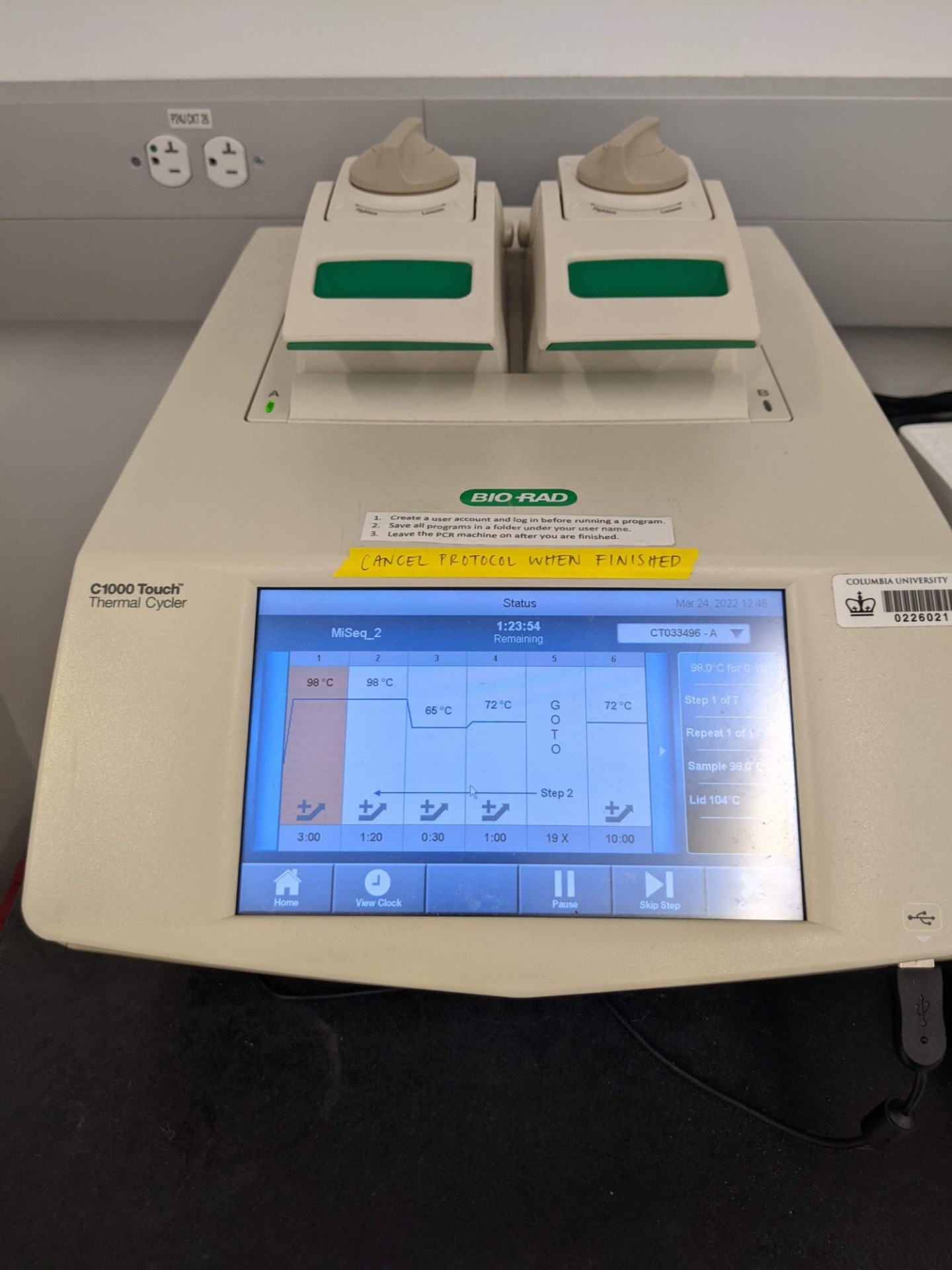BioRad C1000 Touch Thermal Cycler