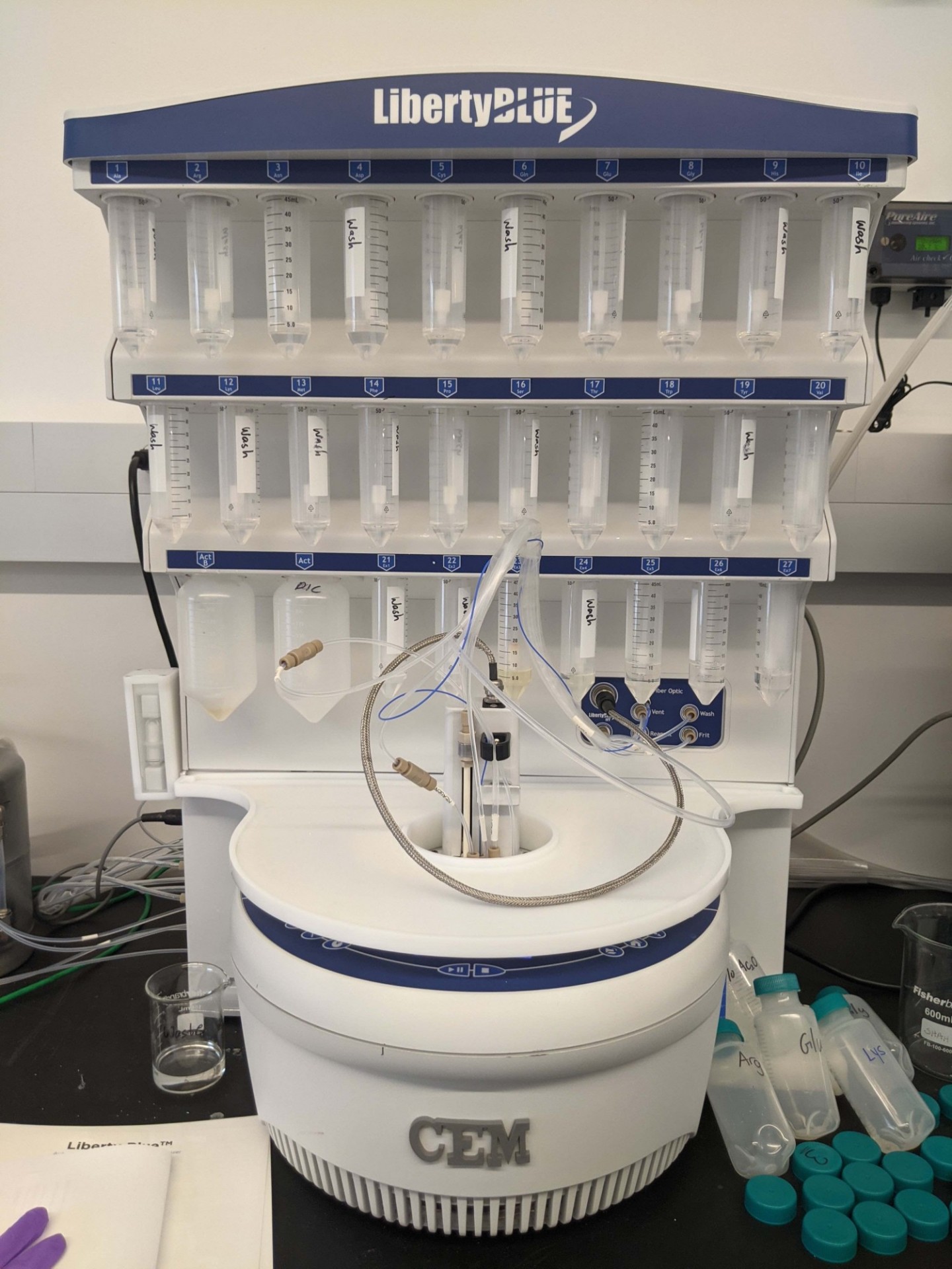 CEM Liberty Blue Automated Peptide Synthesizer