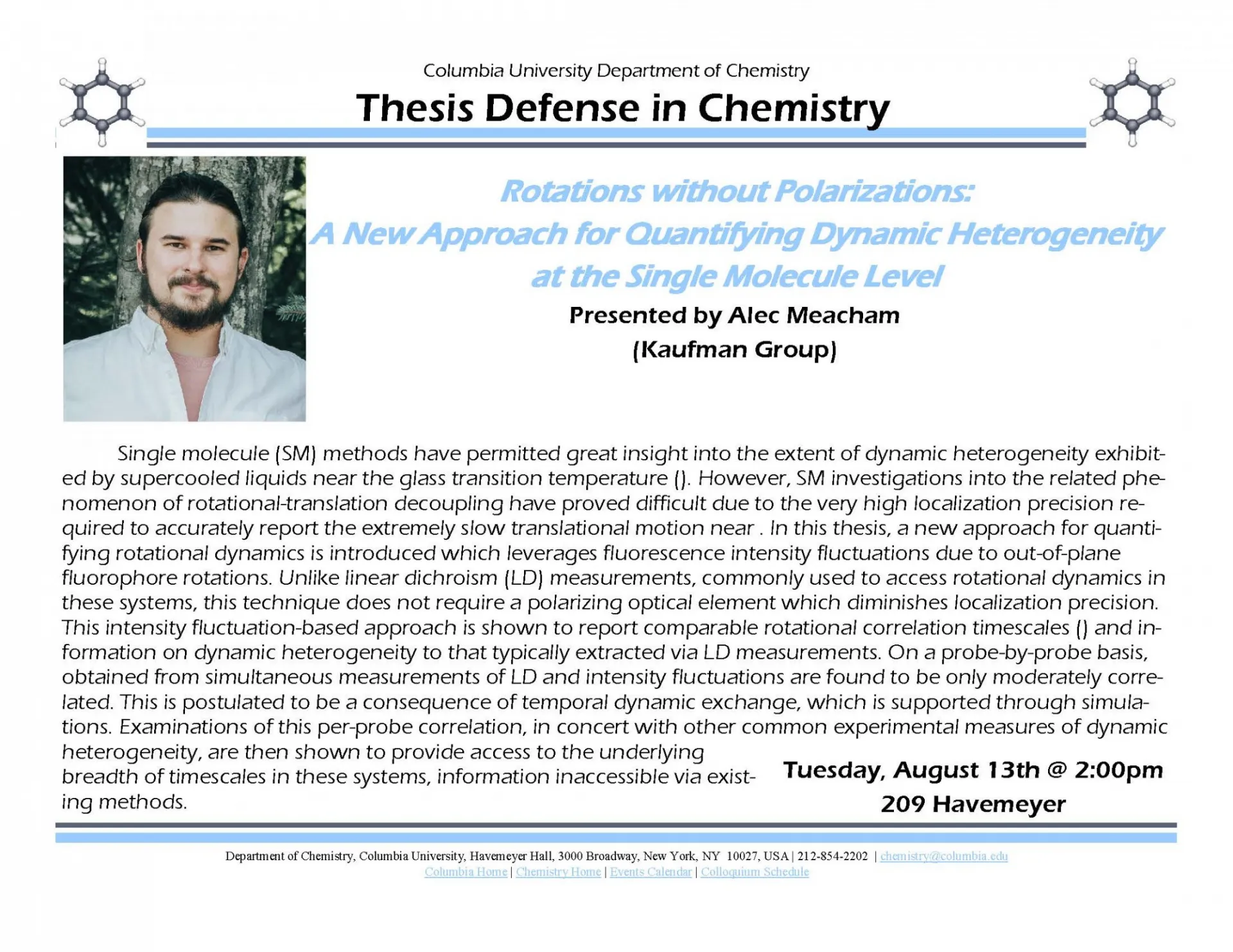 Alec Meacham Defense Flyer