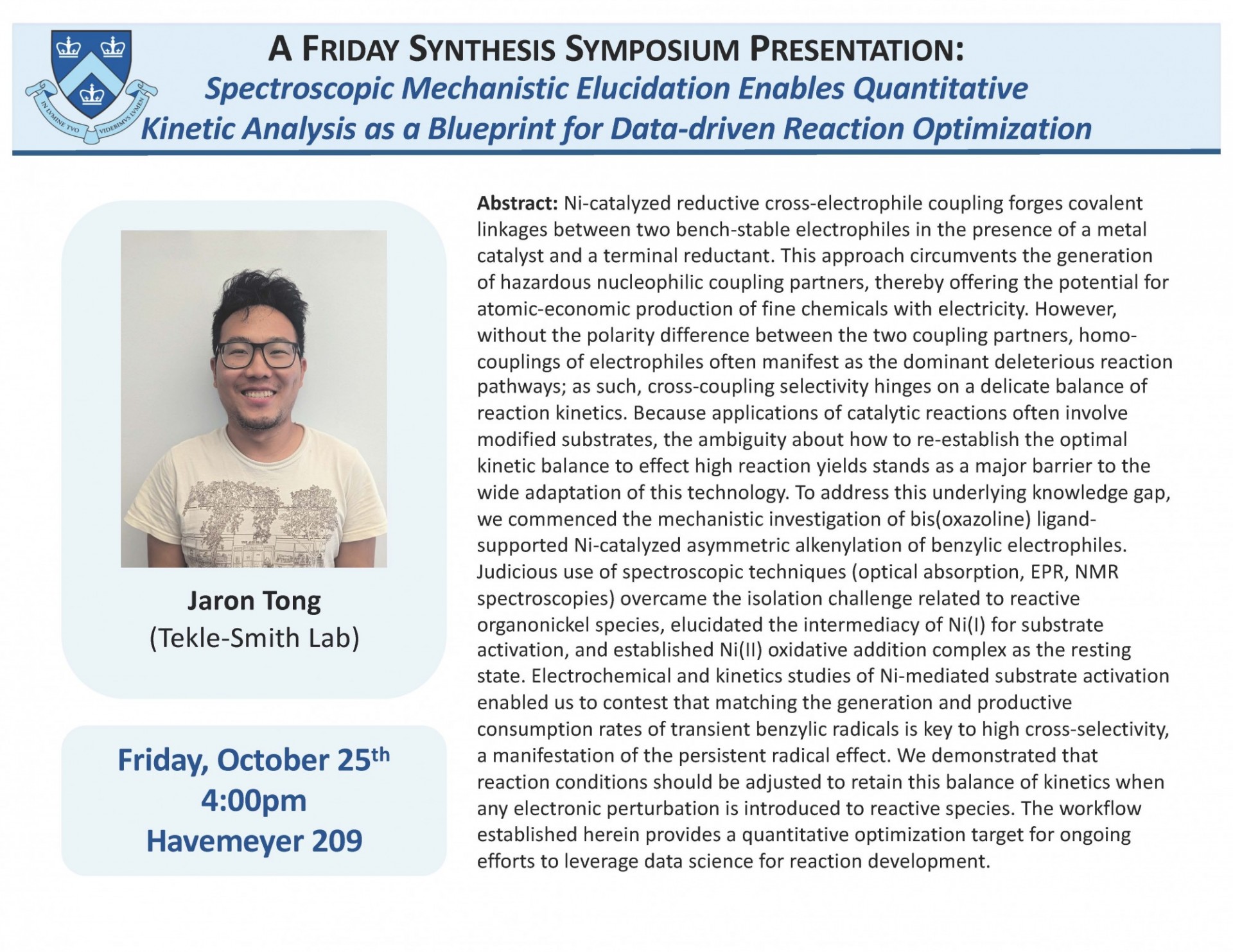 Friday Synthesis Flyer